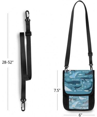 Neck Wallet with RFID Blocking, Crossbody Purse Phone Bag Pouch with Card Slots Multi 8 $11.99 Totes