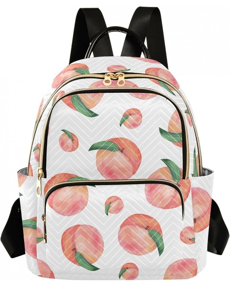 Peaches Fruit Backpack Purse for Women Anti-theft Small Fashion Travel Backpack Sports Hiking Ladies Daypack,M Medium $19.24 ...