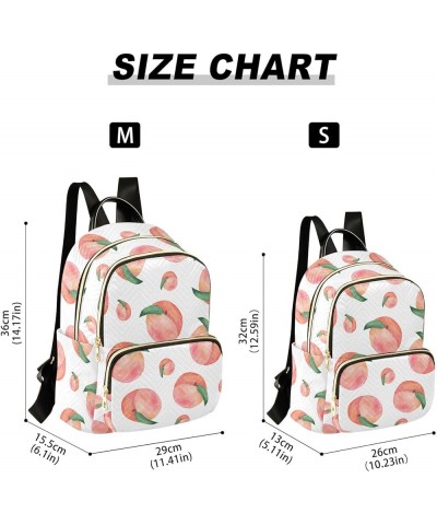 Peaches Fruit Backpack Purse for Women Anti-theft Small Fashion Travel Backpack Sports Hiking Ladies Daypack,M Medium $19.24 ...