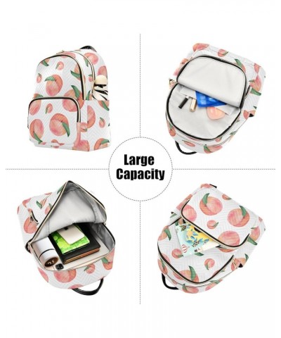 Peaches Fruit Backpack Purse for Women Anti-theft Small Fashion Travel Backpack Sports Hiking Ladies Daypack,M Medium $19.24 ...