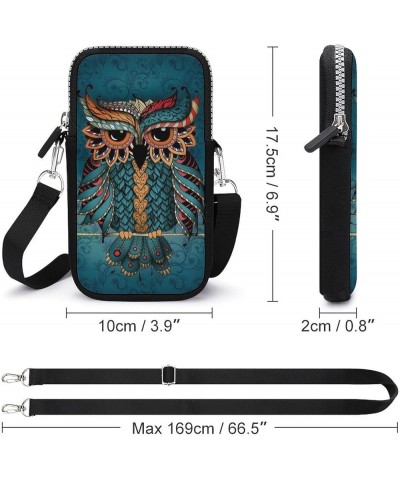 Anti-Theft Cell Phone Shoulder Bag With Adjustable Shoulder Strap For Exersise Pattern 565 $12.38 Crossbody Bags