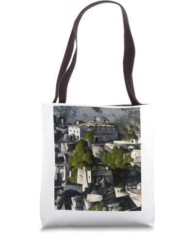 Kayakoy Fethiye The Ghost Village Abstract Art Tote Bag $13.86 Totes