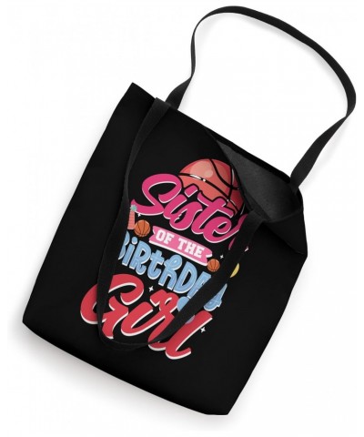 Basketball Bball Birthday Sister Family Matching Sister Of Tote Bag $11.43 Totes