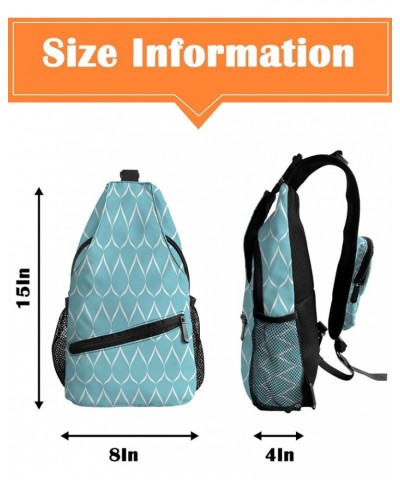 Sling Bag Crossbody Sling Backpack Waterproof Chest Bag Daypack Shoulder Bag for Hiking Walking Travel Geometricplr6743 $14.4...