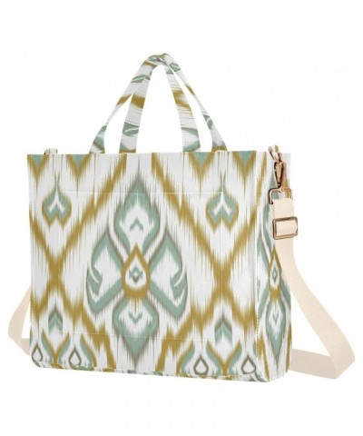 Ethic Ikat Bohemian Corduroy Tote Bag for Women Hobo Crossbody Bag Purse Stylish Shoulder Handbag Messenger Bags, S $13.62 Totes