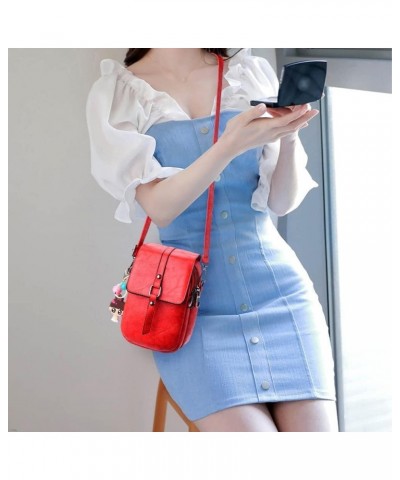 Small Crossbody Bags for Women Vintage Cell Phone Purse Mini Satchel Bag Red $33.97 Totes