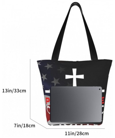 Conservative Pro Life Catholic Fashion Shoulder Bag Large Capacity For Man Or Woman $19.12 Totes