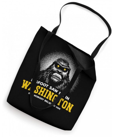 Bigfoot saw me in Washington - Sasquatch Souvenir Tote Bag $14.27 Totes