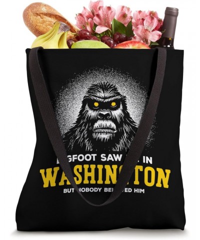 Bigfoot saw me in Washington - Sasquatch Souvenir Tote Bag $14.27 Totes