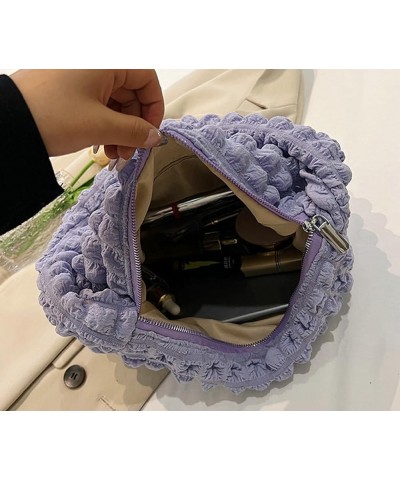 Bubble Hobo Bags Women Cloud Shoulder Bag Summer Beach Bag Trendy Crossbody Purse Cute Puffer Travel Work Tote Bag 2024 Coffe...