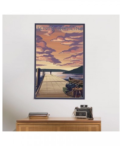 24x36 Inch Giclee Print, South Carolina, Dock Scene and Lake $22.50 Totes