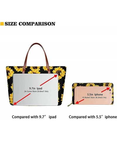 Handbags for Women Large Capacity Crossbody Totes with Wallet Clutch 2pcs Set Bald Eagle American Flag $24.98 Shoulder Bags