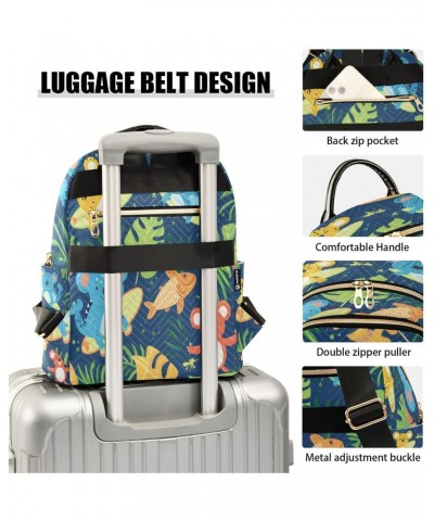 Tropical Beach Fish Women Backpack Purse Travel Daypack Shoulder Bag $17.84 Backpacks