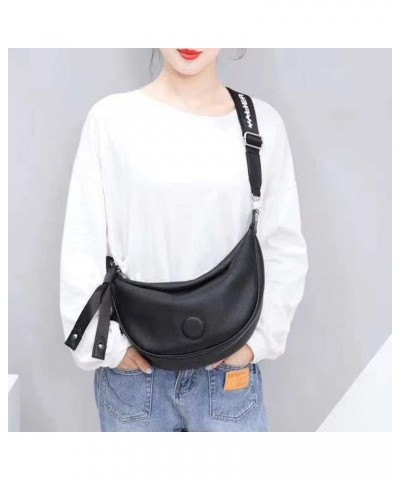 Casual Cross-body Bags Black Leather Design Shoulder Bag Purses Women's Shoulder Bags Top Handle Satchel Handbags $37.09 Satc...