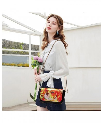 Crossbody Bags for Women Trendy Women's Black Shoulder Bag Small PU Leather Flap Cross Body Bag Handbags Pattern20 $21.31 Cro...