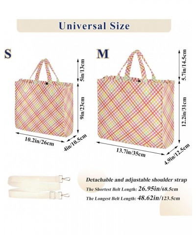 Background with Fabric Texture Corduroy Tote Versatile Shoulder Bag for Women Zipper Magnetic Clasp，S $15.92 Totes