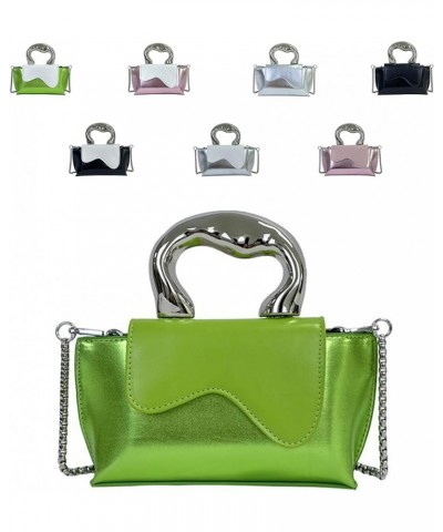 Women's Mini Shoulder Bag Crossbody Backpack Chain Fashion Shiny Purse Cellphone Purse Handbag Green $19.97 Backpacks