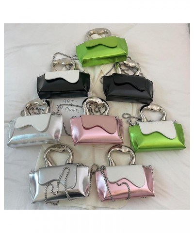 Women's Mini Shoulder Bag Crossbody Backpack Chain Fashion Shiny Purse Cellphone Purse Handbag Green $19.97 Backpacks