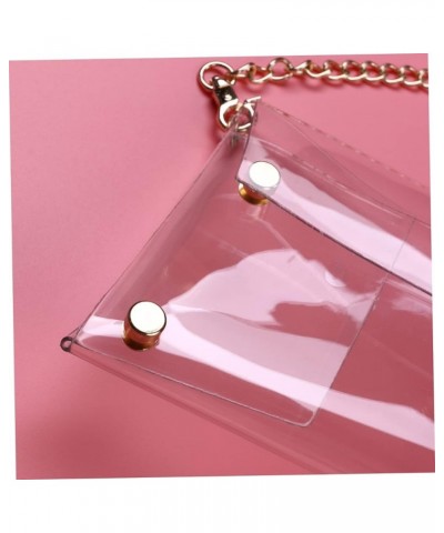 2pcs Women clear messenger bag Clutch Shoulder Bag handbags crossbody phone pouch Crossbody Bag cute Transparent X2pcs $15.82...