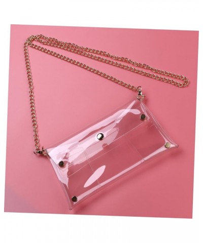 2pcs Women clear messenger bag Clutch Shoulder Bag handbags crossbody phone pouch Crossbody Bag cute Transparent X2pcs $15.82...