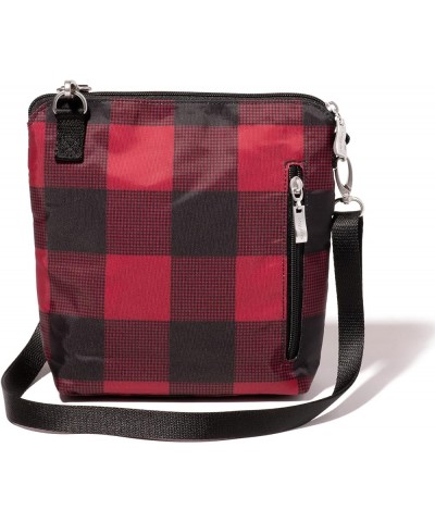 Modern Pocket Crossbody Red Buffalo Plaid $39.95 Crossbody Bags