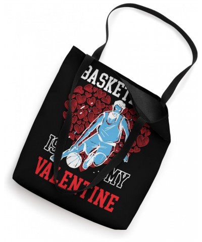 Valentines Day Basketball February 14 Basketball Player Tote Bag $10.25 Totes