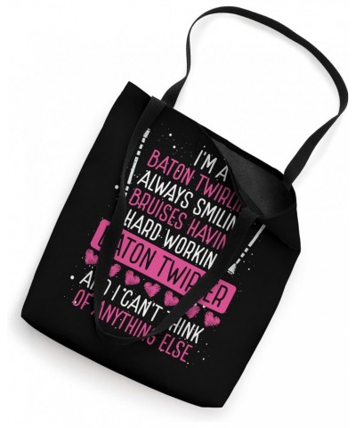 Baton Twirling Tumbling Funny Baton Twirler Baton Twirl Tote Bag $12.30 Totes