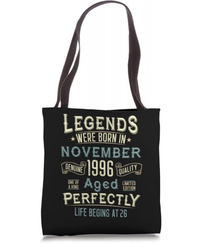 Vintage November 1996 26Th Birthday 26 Year Old Men Women Tote Bag $9.37 Totes