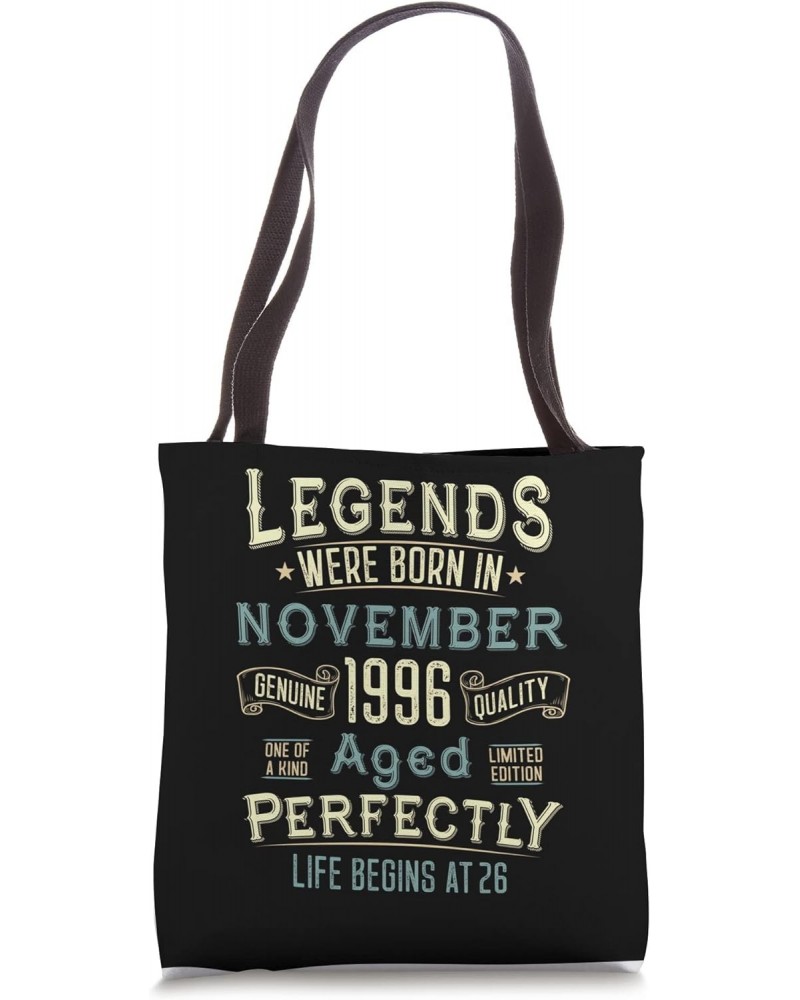 Vintage November 1996 26Th Birthday 26 Year Old Men Women Tote Bag $9.37 Totes