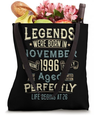 Vintage November 1996 26Th Birthday 26 Year Old Men Women Tote Bag $9.37 Totes