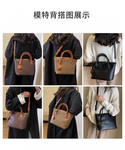 British Style Contrast Color Tote Bag New Commuting Versatile Adjustable Shoulder Strap Shoulder Crossbody Bag For Women Ligh...