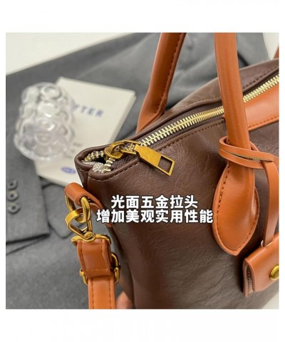 British Style Contrast Color Tote Bag New Commuting Versatile Adjustable Shoulder Strap Shoulder Crossbody Bag For Women Ligh...