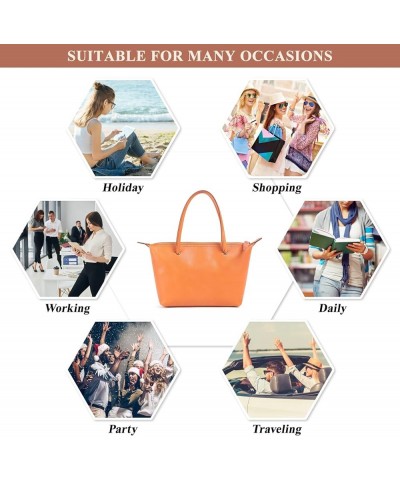 Women Vegetable Tanned Leather Tote Bag Stylish Simple Large Capacity Handbag Satchel Purse Ladies Casual Shoulder Bag Green ...